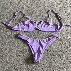 ZAFUL lavender bikini
